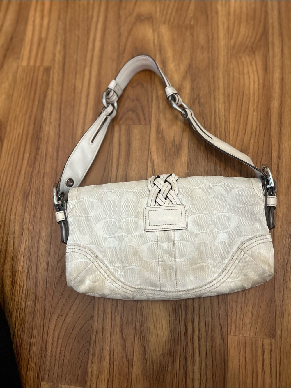 🔥Coach Vintage Signature Jacquard braided bag. - Picture 2 of 15
